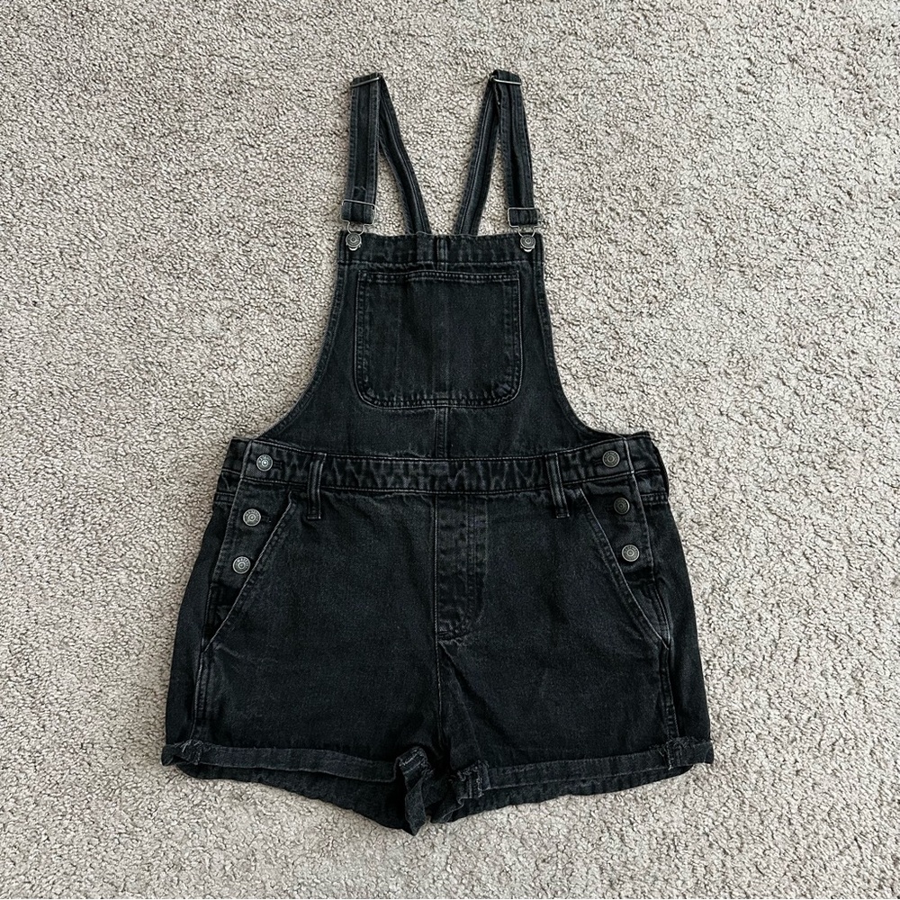 Madewell Denim  Shortall Womens L Black